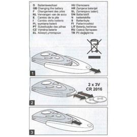 Novoferm Novotron 502 handzender (afstandsbediening)