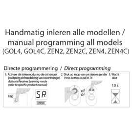 Ditec Entrematic ZEN 2C handzender (afstandsbediening)